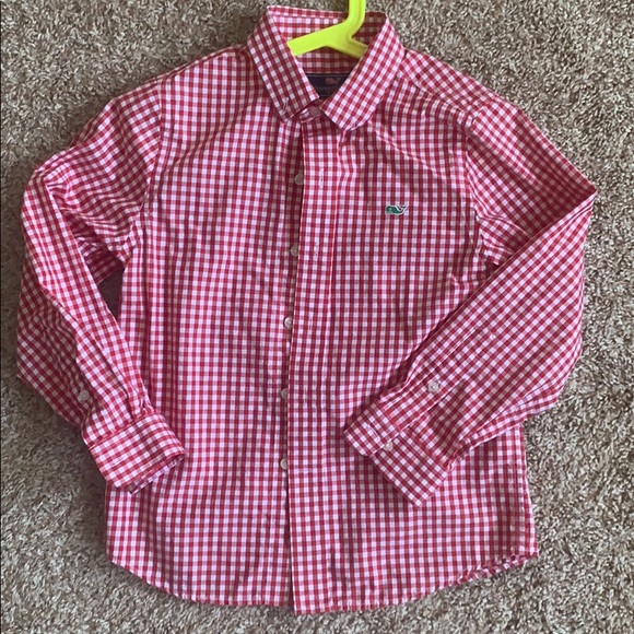 Vineyard Vines Other - Vineyard Vines boys gingham check button down